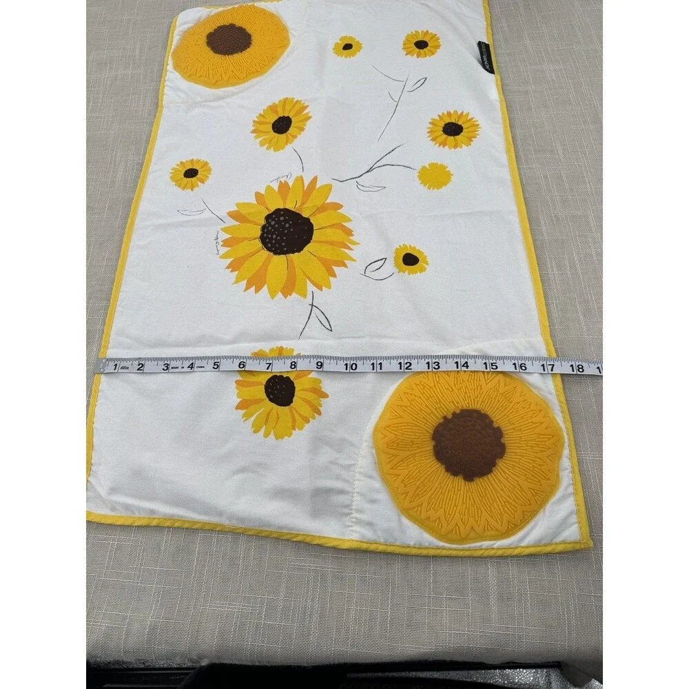 Sunflowers Kitchen Oven Mitt Hand Towel Floral  Silicone Pot Holder